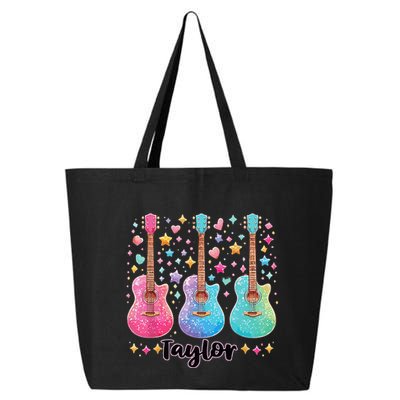 Girl Taylor First Name Personalized Groovy 80S 25L Jumbo Tote