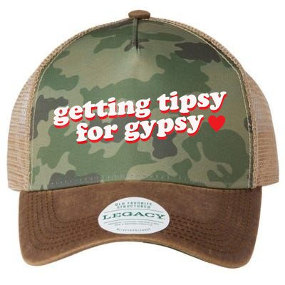 Getting Tipsy For Gypsy Iconic Slogan Legacy Tie Dye Trucker Hat