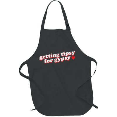 Getting Tipsy For Gypsy Iconic Slogan Full-Length Apron With Pockets
