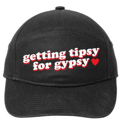 Getting Tipsy For Gypsy Iconic Slogan 7-Panel Snapback Hat
