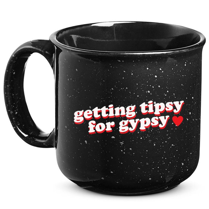 Getting Tipsy For Gypsy Iconic Slogan 15oz Campfire Ceramic Mug