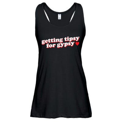 Getting Tipsy For Gypsy Iconic Slogan Ladies Essential Flowy Tank