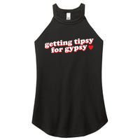 Getting Tipsy For Gypsy Iconic Slogan Women's Perfect Tri Rocker Tank