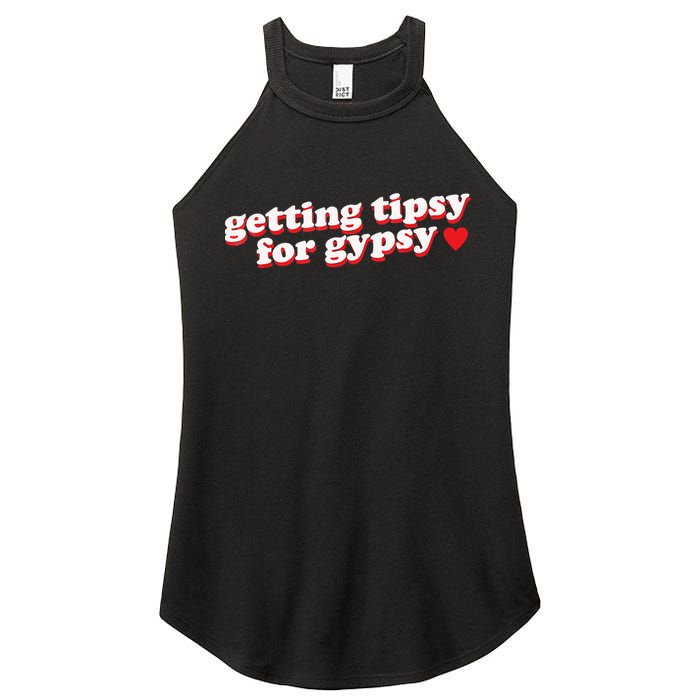 Getting Tipsy For Gypsy Iconic Slogan Women's Perfect Tri Rocker Tank