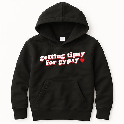 Getting Tipsy For Gypsy Iconic Slogan Kids Hoodie