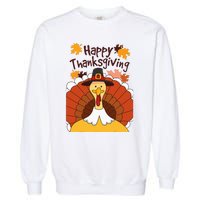 GIANT TURKEY  Funny HAPPY THANKSGIVING Holiday Garment-Dyed Sweatshirt