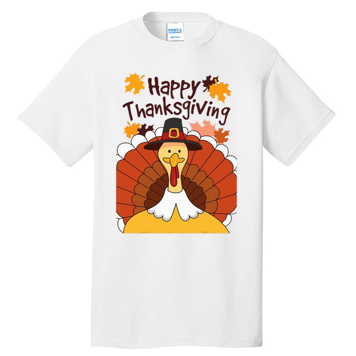 GIANT TURKEY  Funny HAPPY THANKSGIVING Holiday Tall T-Shirt