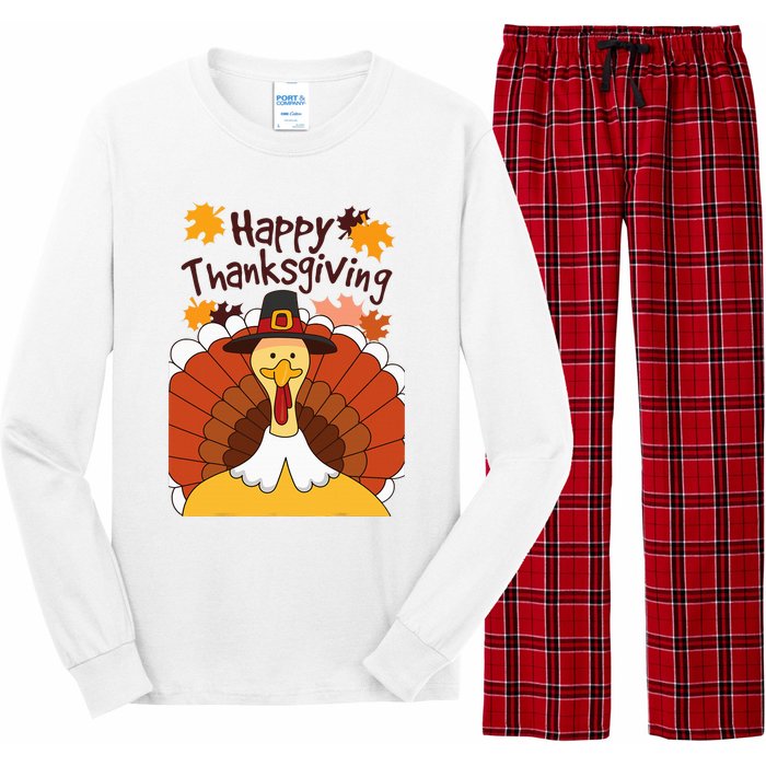 GIANT TURKEY  Funny HAPPY THANKSGIVING Holiday Long Sleeve Pajama Set