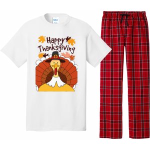 GIANT TURKEY  Funny HAPPY THANKSGIVING Holiday Pajama Set