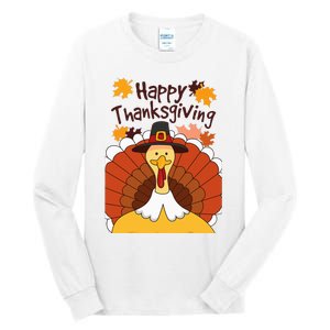 GIANT TURKEY  Funny HAPPY THANKSGIVING Holiday Tall Long Sleeve T-Shirt