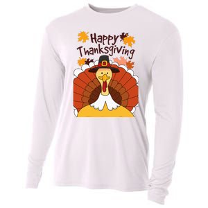 GIANT TURKEY  Funny HAPPY THANKSGIVING Holiday Cooling Performance Long Sleeve Crew