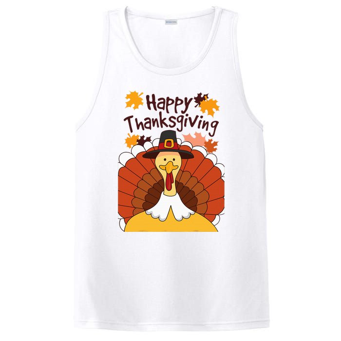 GIANT TURKEY  Funny HAPPY THANKSGIVING Holiday PosiCharge Competitor Tank