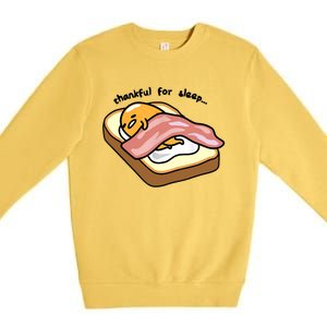 Gudetama Thankful For Sleep Toasty Premium Crewneck Sweatshirt