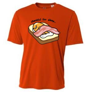 Gudetama Thankful For Sleep Toasty Cooling Performance Crew T-Shirt