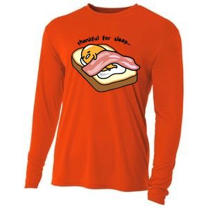 Gudetama Thankful For Sleep Toasty Cooling Performance Long Sleeve Crew