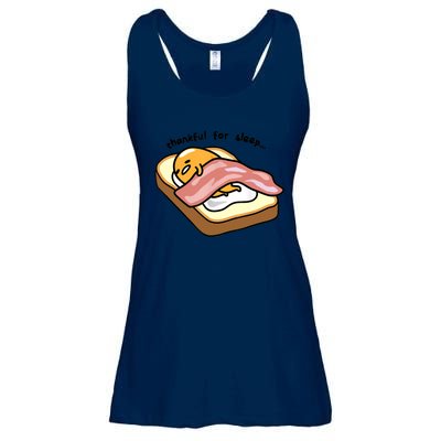 Gudetama Thankful For Sleep Toasty Ladies Essential Flowy Tank