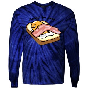 Gudetama Thankful For Sleep Toasty Tie-Dye Long Sleeve Shirt