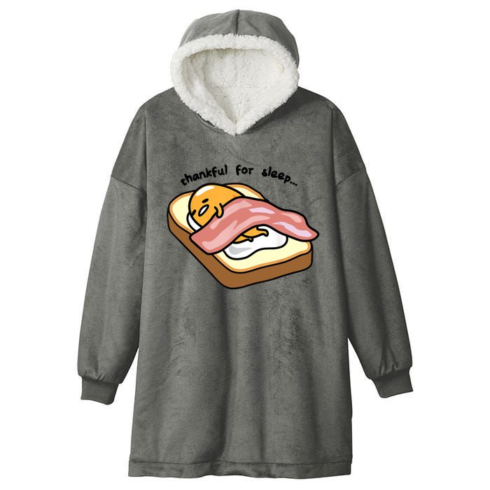 Gudetama Thankful For Sleep Toasty Hooded Wearable Blanket