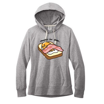 Gudetama Thankful For Sleep Toasty Women's Fleece Hoodie