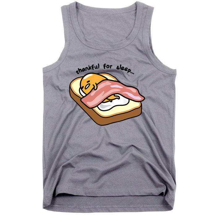 Gudetama Thankful For Sleep Toasty Tank Top