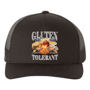 Gluten Tolerant Funny Sarcastic Gluten Tolerance Meme Humor Yupoong Adult 5-Panel Trucker Hat