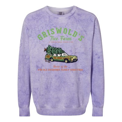 Griswold’s Tree Farm A Christmas Tradition Shirt Griswold’s Tree Farm Christmas Colorblast Crewneck Sweatshirt