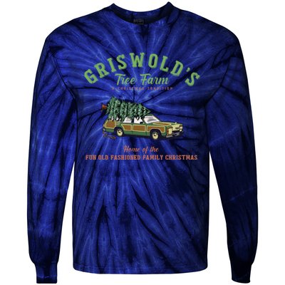 Griswold’s Tree Farm A Christmas Tradition Shirt Griswold’s Tree Farm Christmas Tie-Dye Long Sleeve Shirt