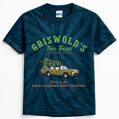 Griswold’s Tree Farm A Christmas Tradition Shirt Griswold’s Tree Farm Christmas Kids Tie-Dye T-Shirt