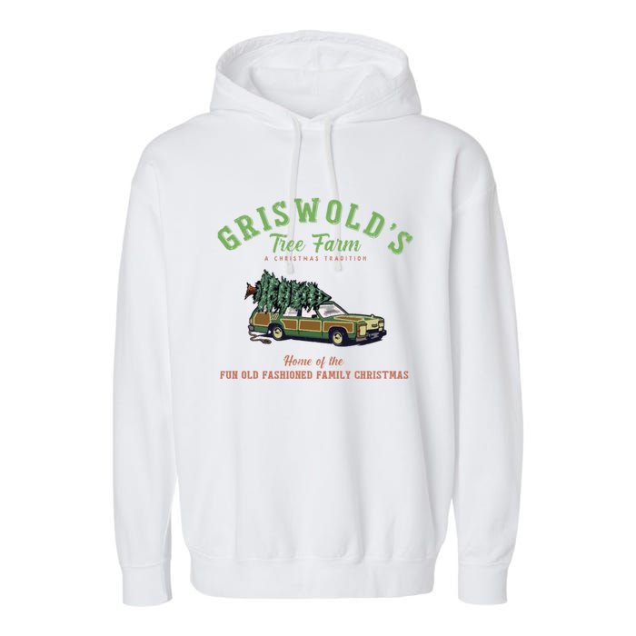 Griswold’s Tree Farm A Christmas Tradition Shirt Griswold’s Tree Farm Christmas Garment-Dyed Fleece Hoodie