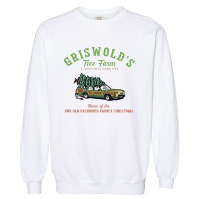 Griswold’s Tree Farm A Christmas Tradition Shirt Griswold’s Tree Farm Christmas Garment-Dyed Sweatshirt