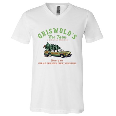 Griswold’s Tree Farm A Christmas Tradition Shirt Griswold’s Tree Farm Christmas V-Neck T-Shirt