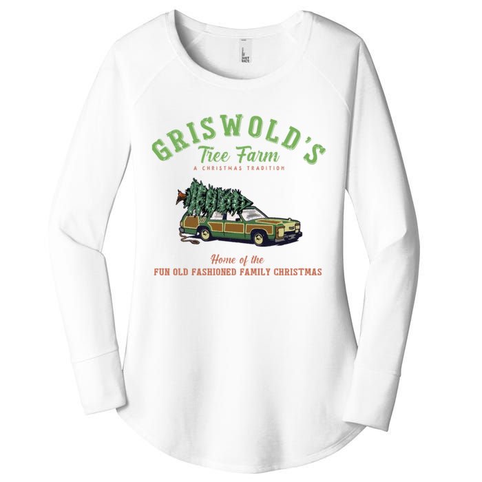 Griswold’s Tree Farm A Christmas Tradition Shirt Griswold’s Tree Farm Christmas Women's Perfect Tri Tunic Long Sleeve Shirt