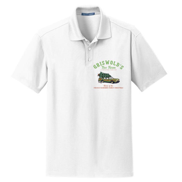 Griswold’s Tree Farm A Christmas Tradition Shirt Griswold’s Tree Farm Christmas Dry Zone Grid Polo