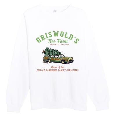 Griswold’s Tree Farm A Christmas Tradition Shirt Griswold’s Tree Farm Christmas Premium Crewneck Sweatshirt