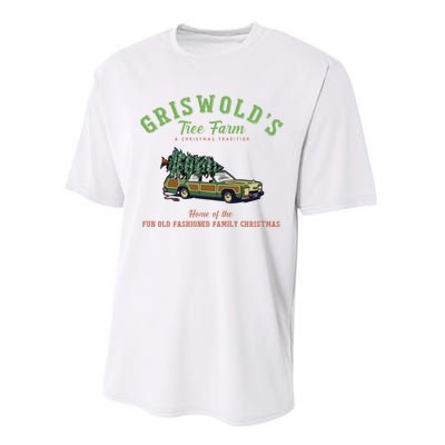 Griswold’s Tree Farm A Christmas Tradition Shirt Griswold’s Tree Farm Christmas Performance Sprint T-Shirt