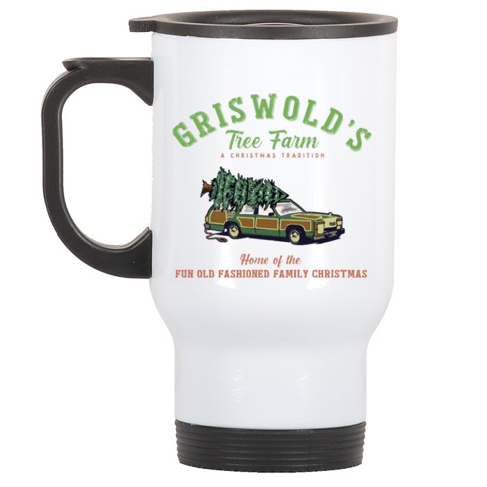 Griswold’s Tree Farm A Christmas Tradition Shirt Griswold’s Tree Farm Christmas Stainless Steel Travel Mug