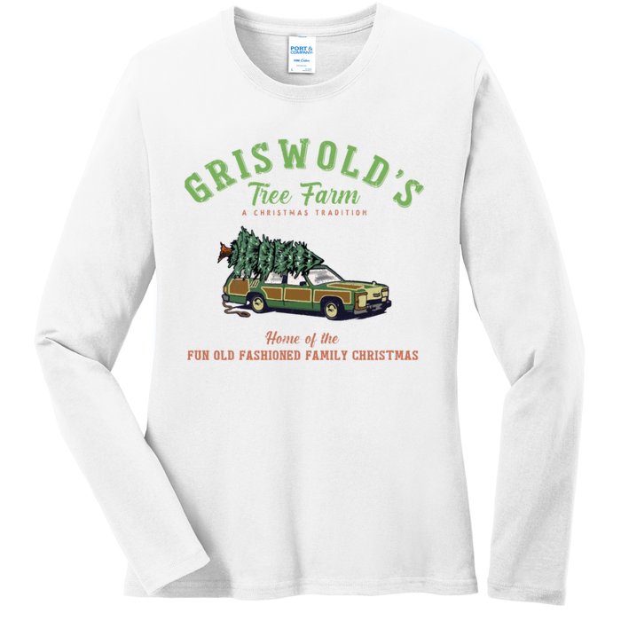 Griswold’s Tree Farm A Christmas Tradition Shirt Griswold’s Tree Farm Christmas Ladies Long Sleeve Shirt