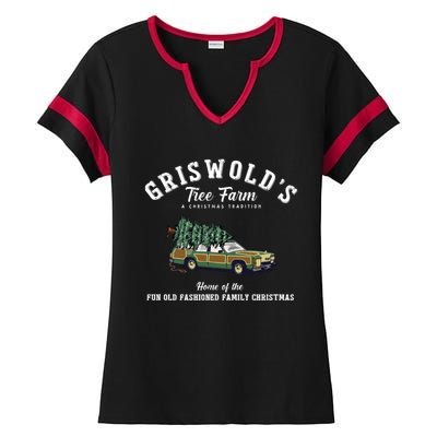 Griswold’s Tree Farm A Christmas Tradition Shirt Griswold’s Tree Farm Christmas Ladies Halftime Notch Neck Tee