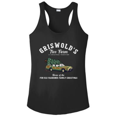 Griswold’s Tree Farm A Christmas Tradition Shirt Griswold’s Tree Farm Christmas Ladies PosiCharge Competitor Racerback Tank