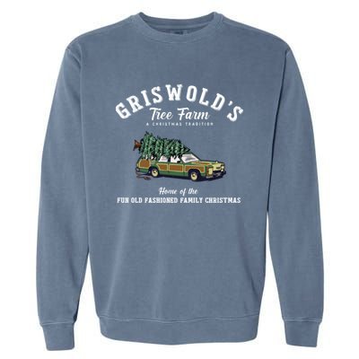 Griswold’s Tree Farm A Christmas Tradition Shirt Griswold’s Tree Farm Christmas Garment-Dyed Sweatshirt