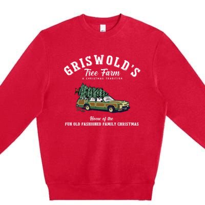 Griswold’s Tree Farm A Christmas Tradition Shirt Griswold’s Tree Farm Christmas Premium Crewneck Sweatshirt