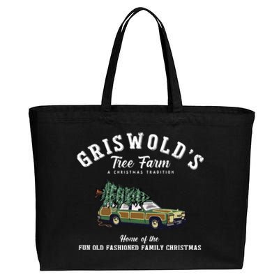 Griswold’s Tree Farm A Christmas Tradition Shirt Griswold’s Tree Farm Christmas Cotton Canvas Jumbo Tote