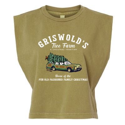 Griswold’s Tree Farm A Christmas Tradition Shirt Griswold’s Tree Farm Christmas Garment-Dyed Women's Muscle Tee