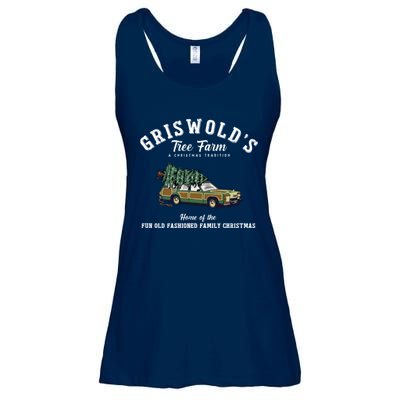 Griswold’s Tree Farm A Christmas Tradition Shirt Griswold’s Tree Farm Christmas Ladies Essential Flowy Tank