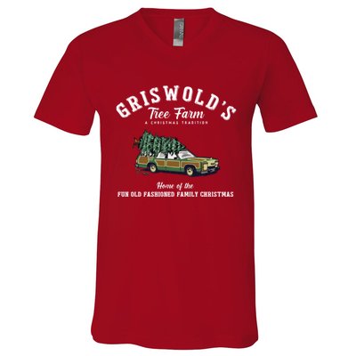 Griswold’s Tree Farm A Christmas Tradition Shirt Griswold’s Tree Farm Christmas V-Neck T-Shirt