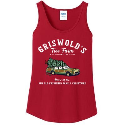 Griswold’s Tree Farm A Christmas Tradition Shirt Griswold’s Tree Farm Christmas Ladies Essential Tank