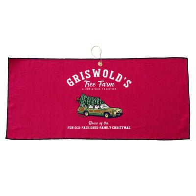 Griswold’s Tree Farm A Christmas Tradition Shirt Griswold’s Tree Farm Christmas Large Microfiber Waffle Golf Towel