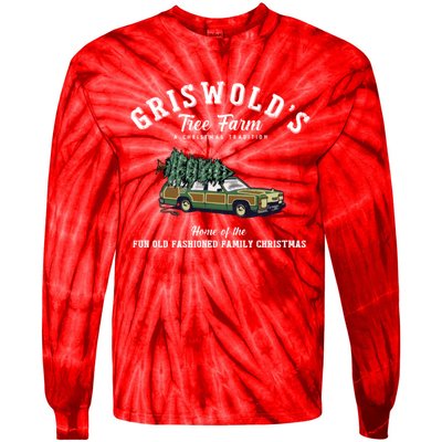 Griswold’s Tree Farm A Christmas Tradition Shirt Griswold’s Tree Farm Christmas Tie-Dye Long Sleeve Shirt