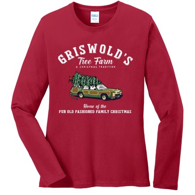 Griswold’s Tree Farm A Christmas Tradition Shirt Griswold’s Tree Farm Christmas Ladies Long Sleeve Shirt