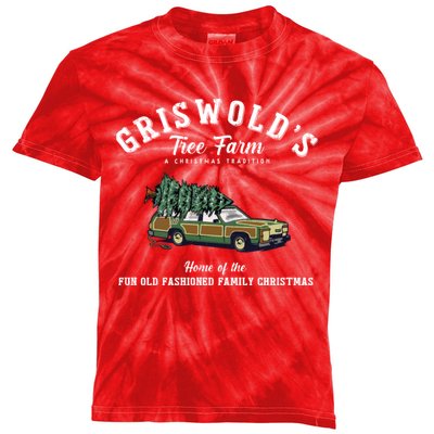 Griswold’s Tree Farm A Christmas Tradition Shirt Griswold’s Tree Farm Christmas Kids Tie-Dye T-Shirt